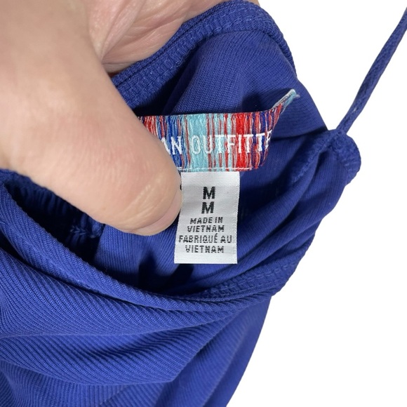 Urban Outfitters UO Tia Halter Cinched Crop Top in Purple Size M - Picture 12 of 13